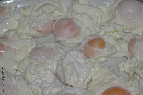 pochierte eier