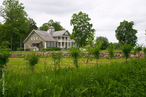 rural wooden house