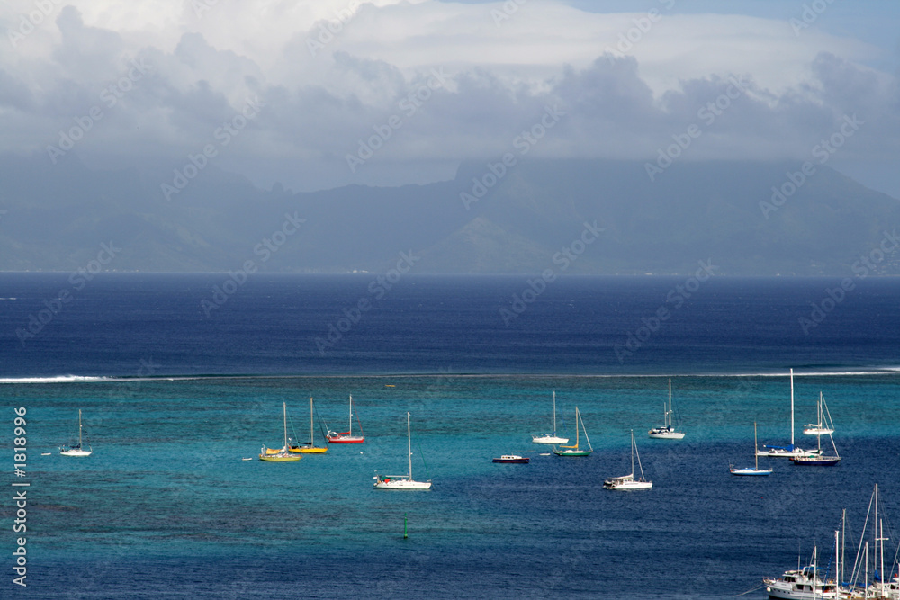 Obraz premium pacific lagoon