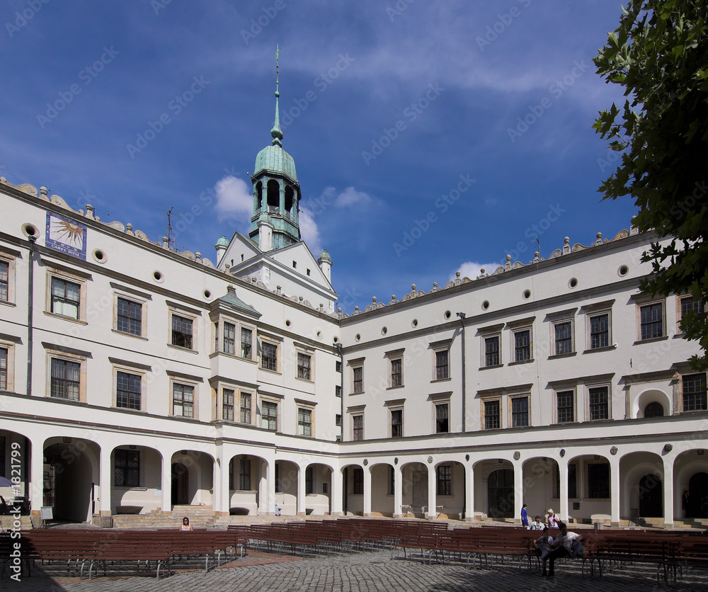 szczecin - castle (inside square)- poland