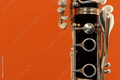 Fotobehang clarinet