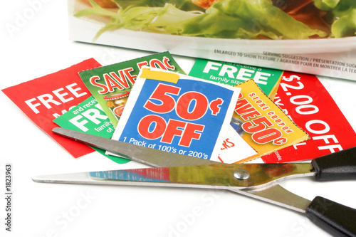 clipping coupons