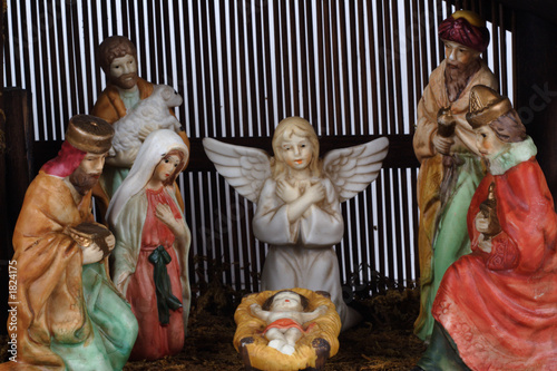 religious nativity scene