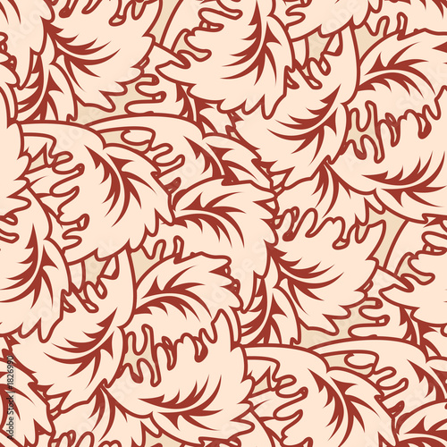 seamless leafy wallpaper pattern