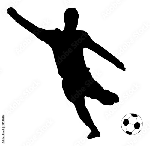 soccer silhouettes