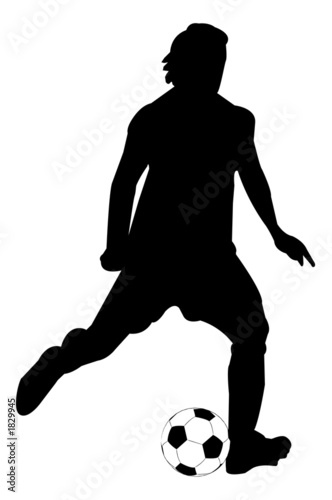 soccer silhouettes