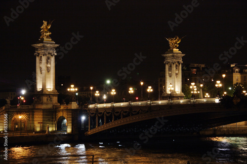 pont alexandre iii la nuit - paris