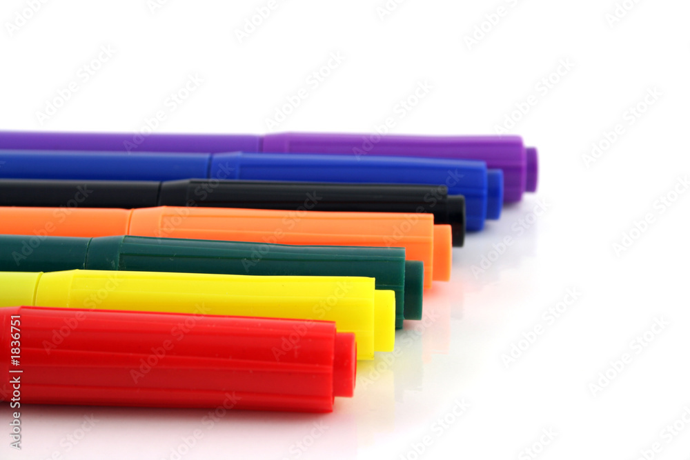 felt pens with a shallow dof felt pens with a shallow dof