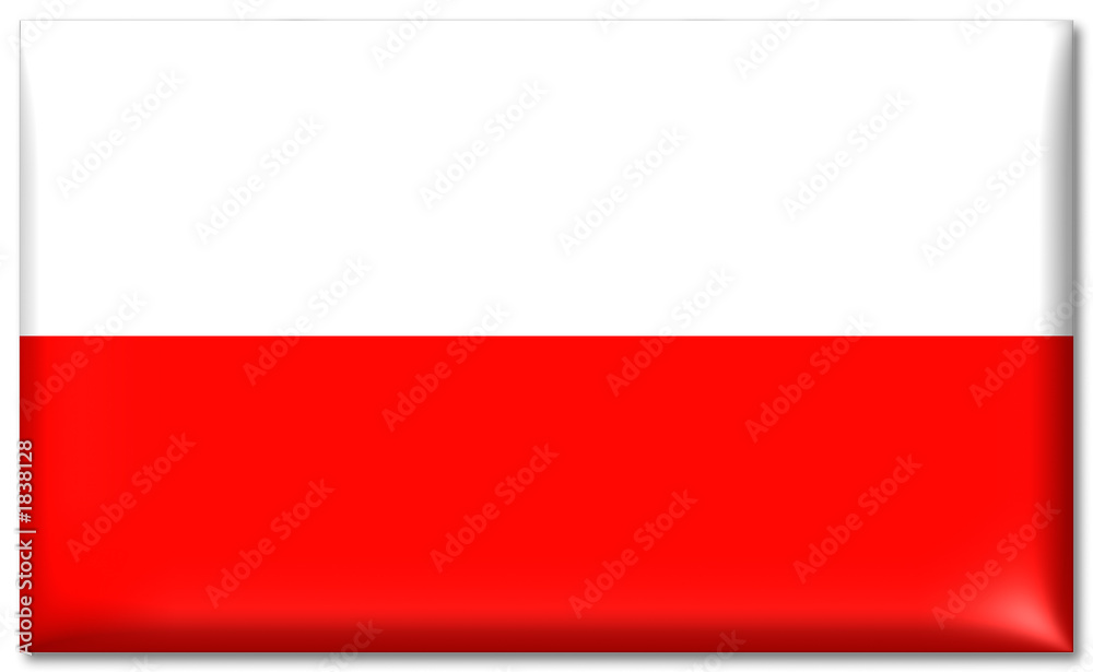 Naklejka premium flaga polska flaga polska