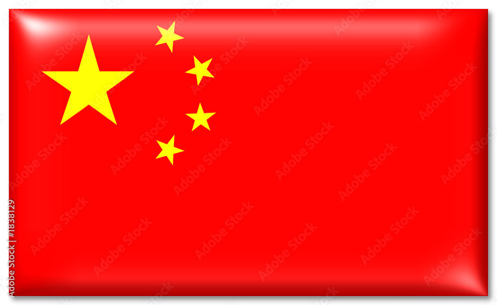 Fototapeta premium china fahne flag