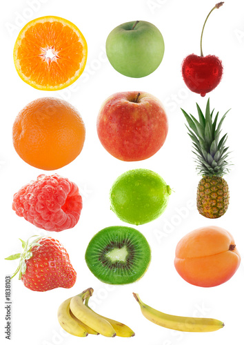 lots of colorful fruit