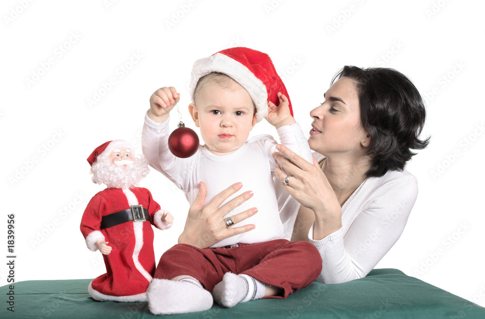 Fototapeta premium family christmas