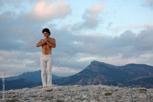 beginning of yoga practice