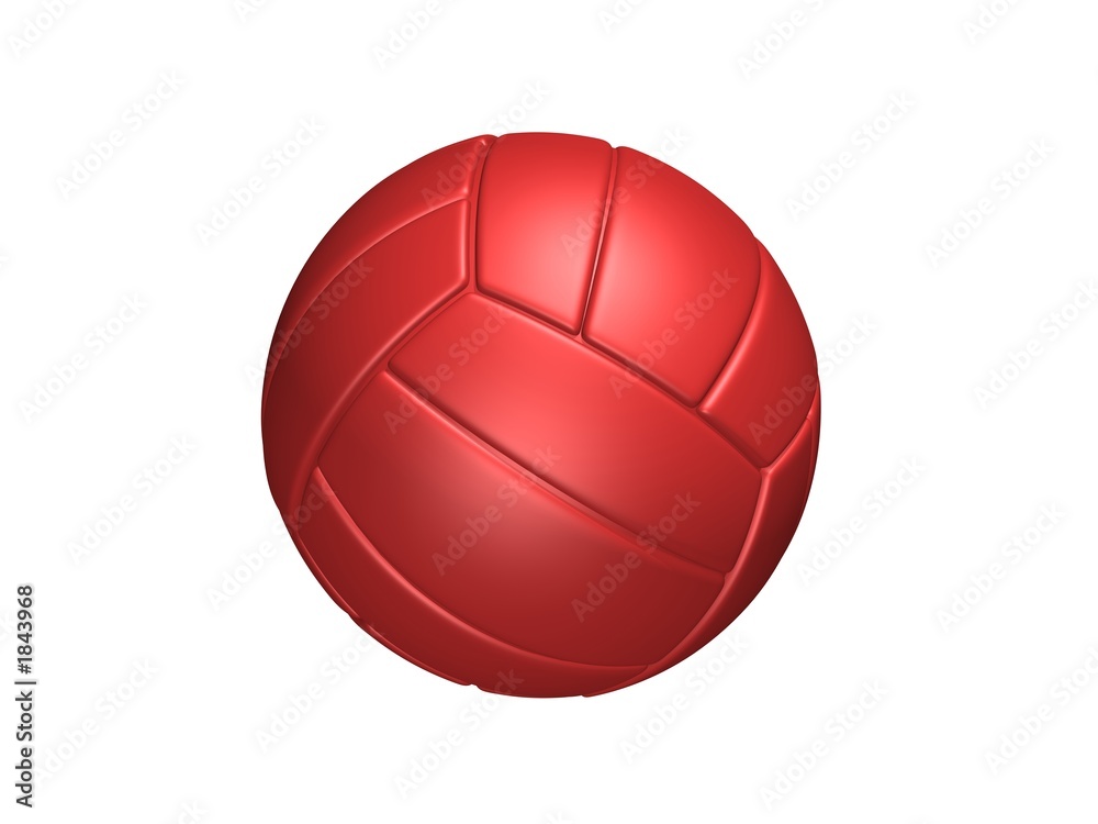 ballon de sport  rouge