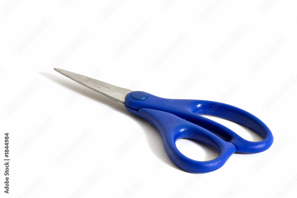 blue scissors blue scissors