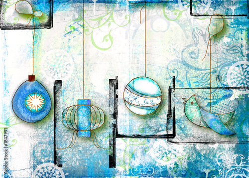 grunge christmas background