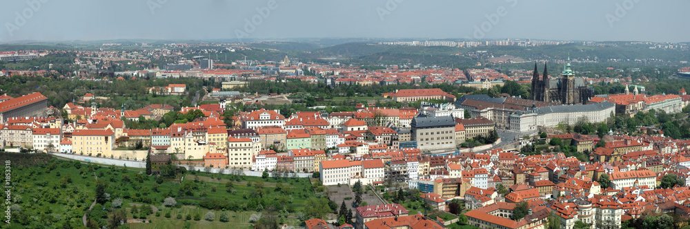 panorama - prague, czech republic, europe