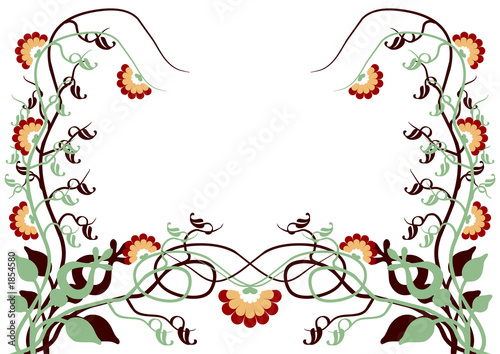 vectorial flower pattern
