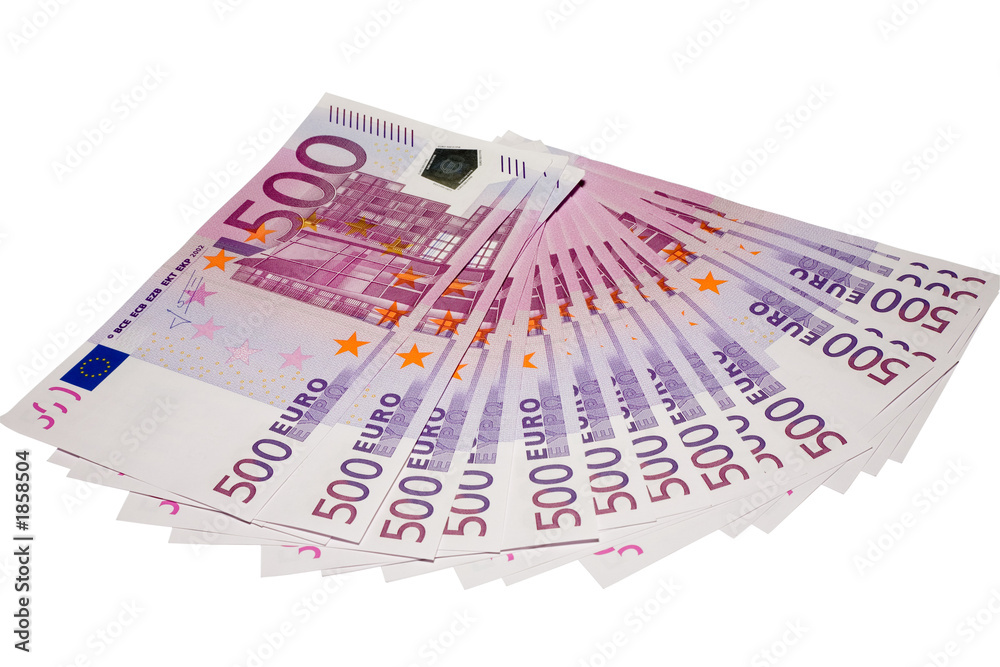 five hundreds euro banknotes five hundreds euro banknotes