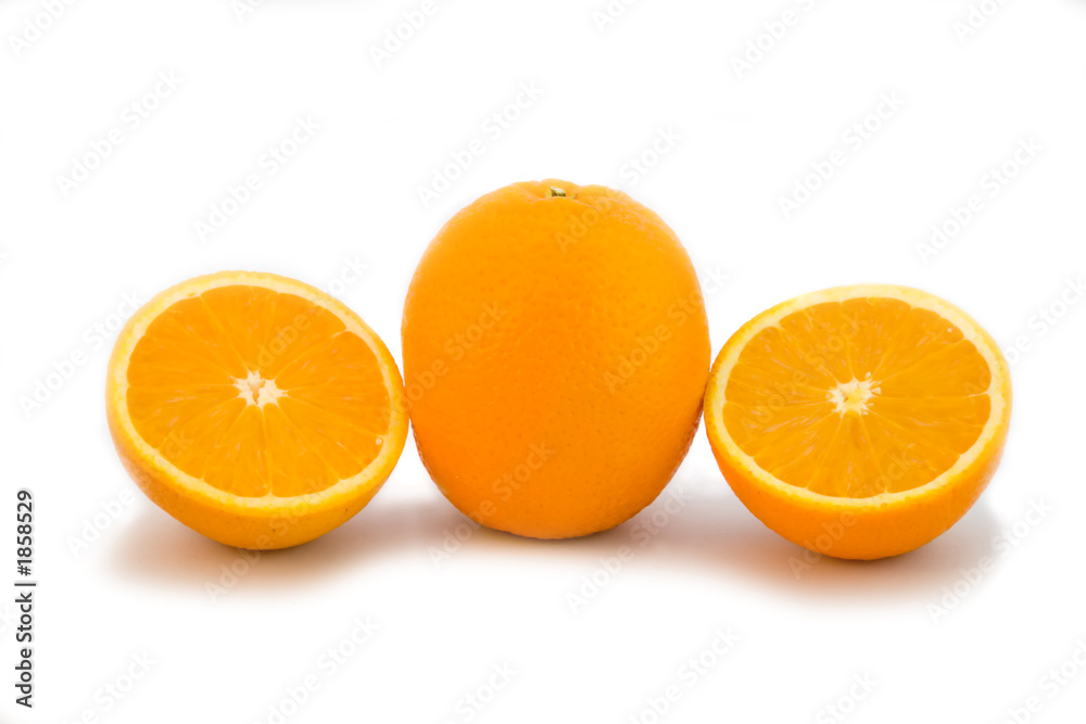 one orange and two half one orange and two half