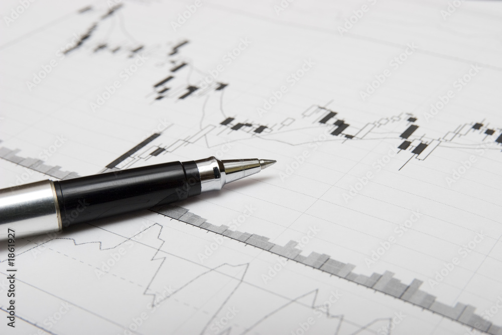 candlesticks chart and pen candlesticks chart and pen