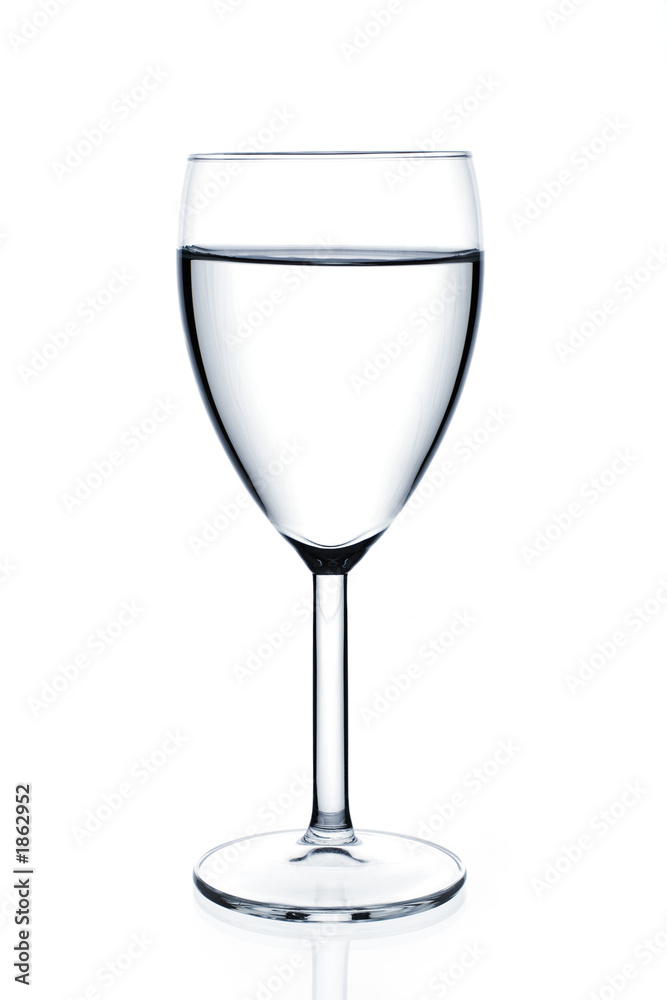 water in glass