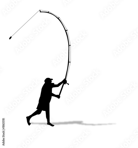 fishing silhouette