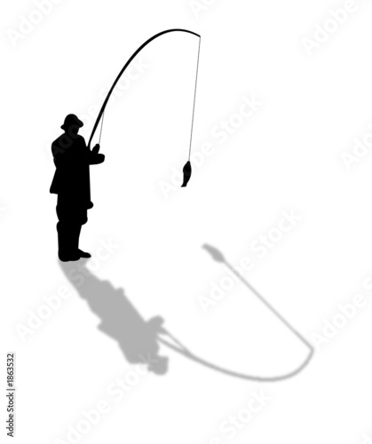 fishing silhouette