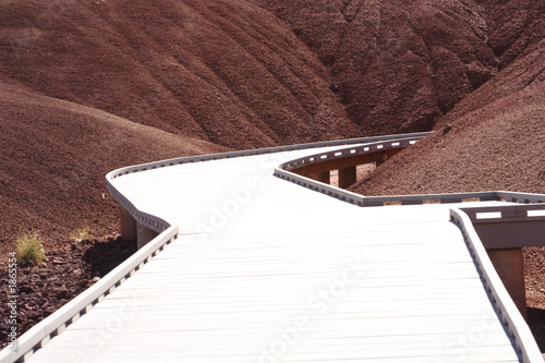 pathway through the painted hills
