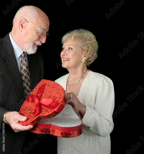 romantic valentine seniors