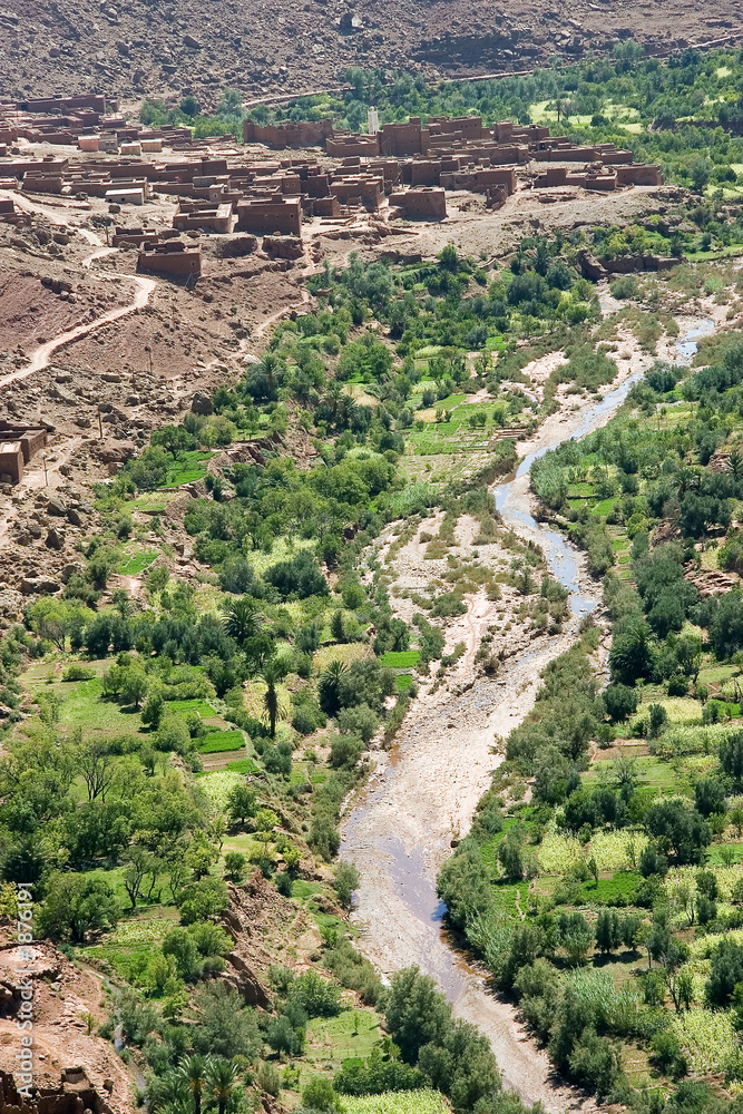 paysage de l'atlas - maroc paysage de l'atlas - maroc