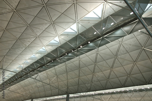 interior of modern international airport