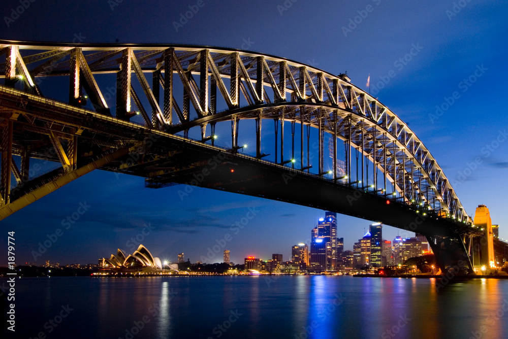 Fototapeta premium Sydney w nocy