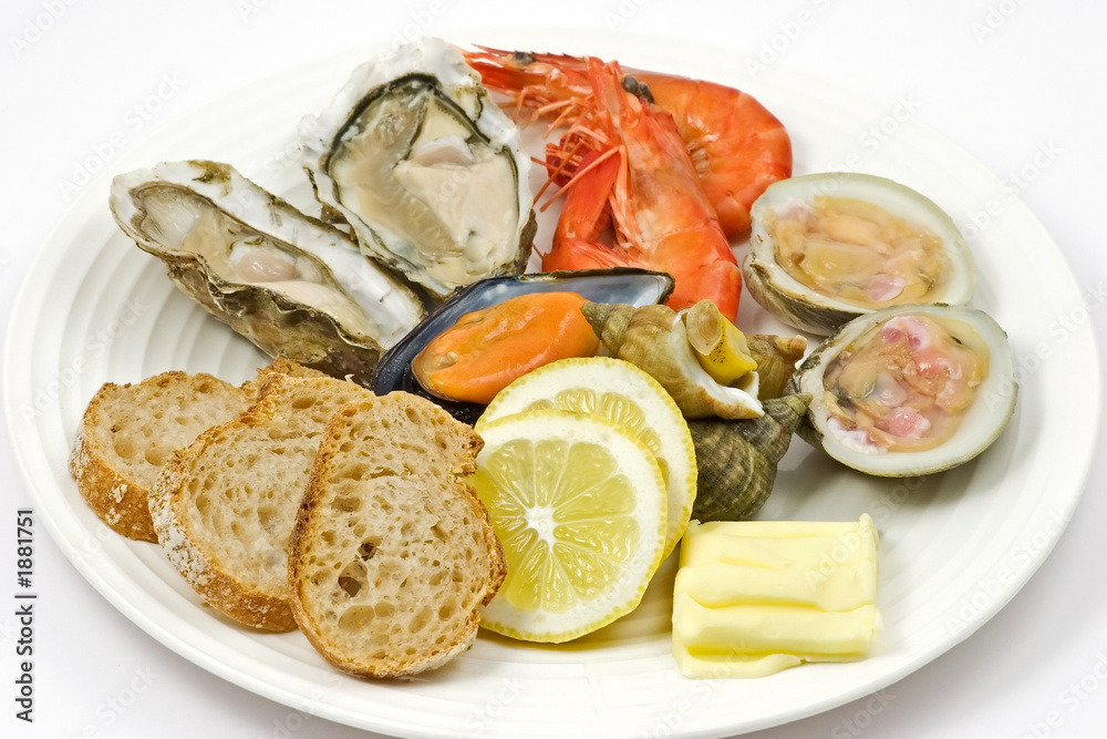 assiette de fruits de mer