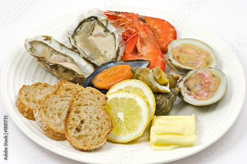 assiette de fruits de mer