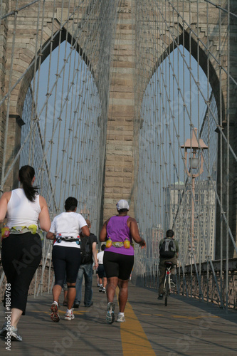 morning on brooklyn bridge