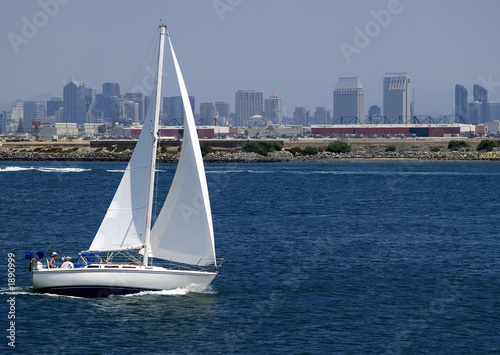 sailing in san diego, california
