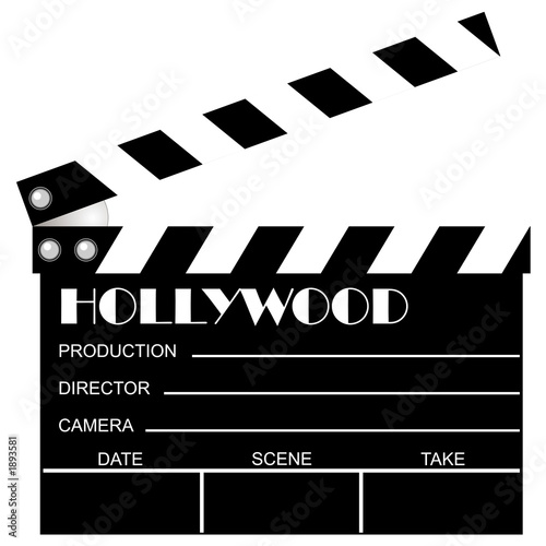 movie clapboard