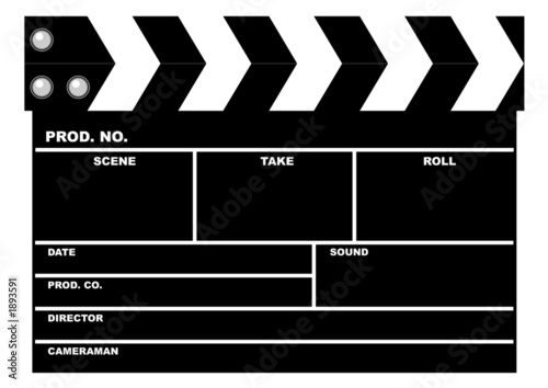 movie clapboard