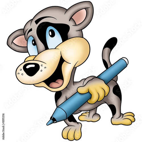 cat 23 with marker