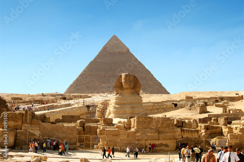 sphinx and pyramid - egypt