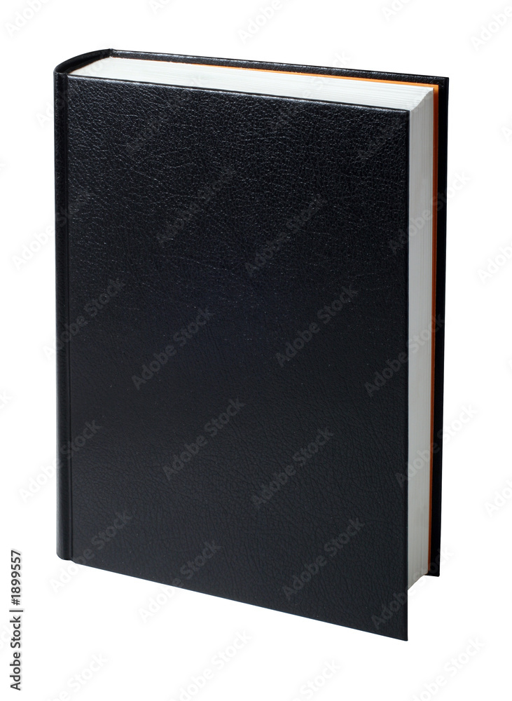 Obraz premium blank black book