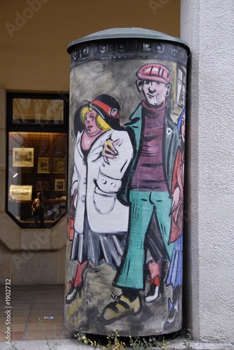 litfaßsäule nikolaiviertel