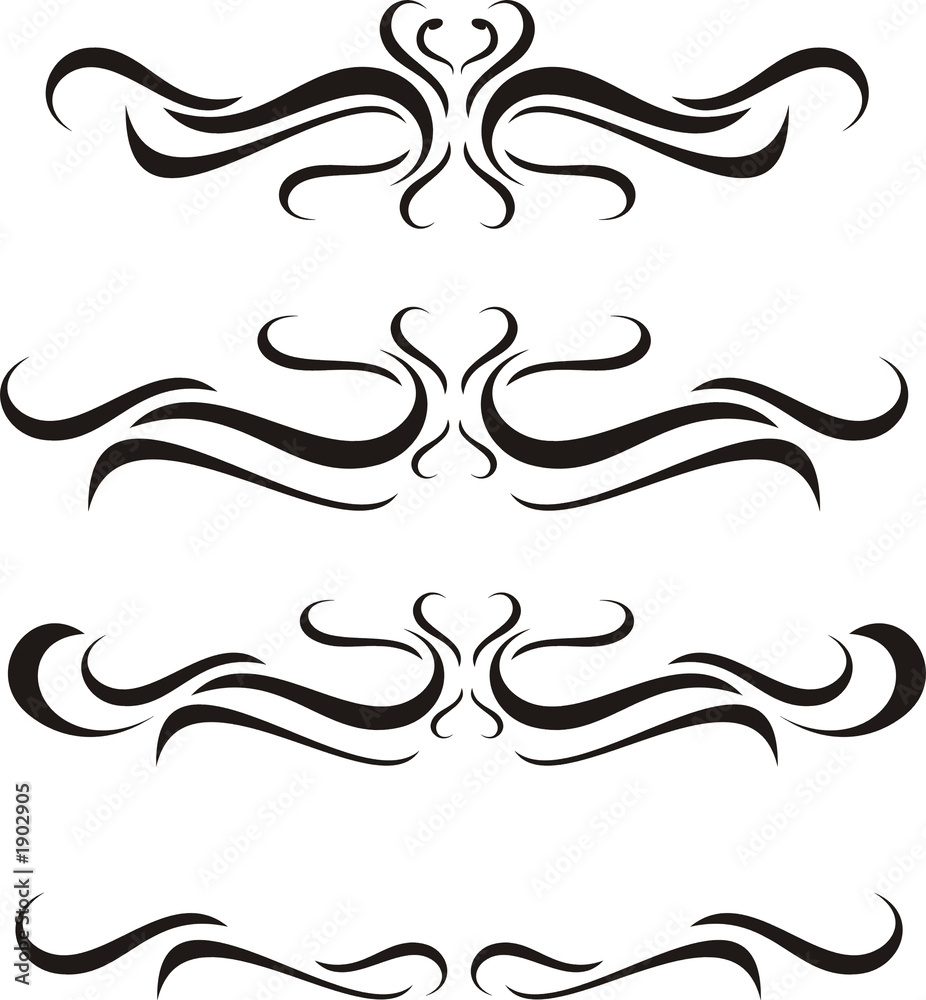 Fototapeta premium scroll design