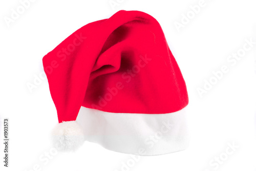 christmas hat on white background