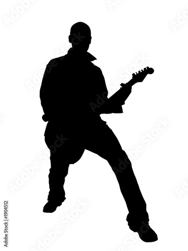 guitarist silhouette