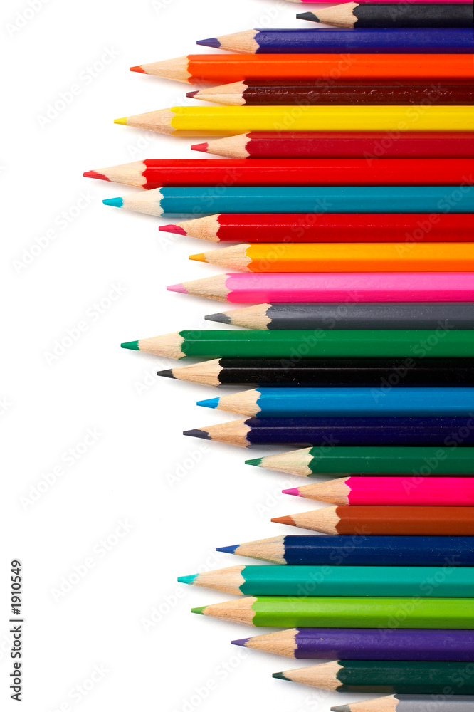 assortment of coloured pencils assortment of coloured pencils