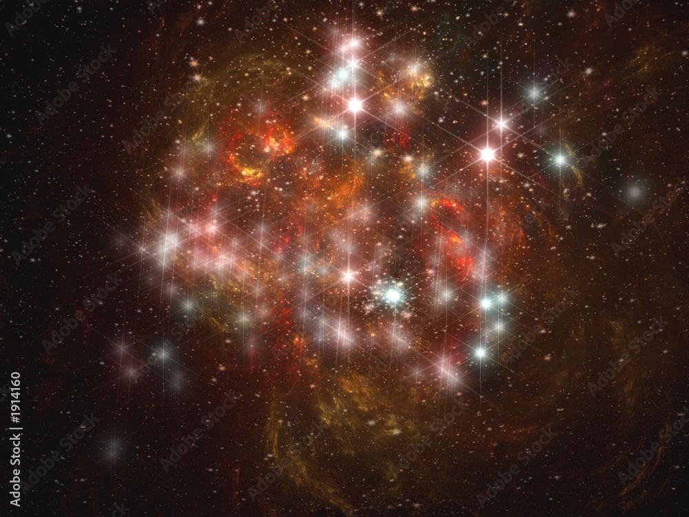 étoiles astronomie nébuleuse