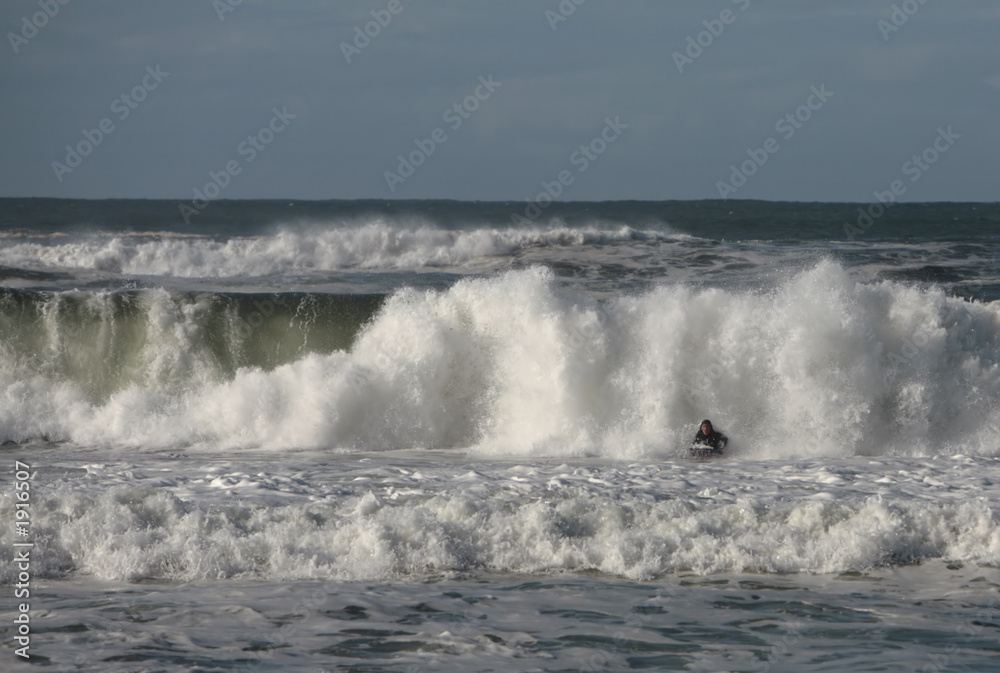 bodyboarder inside the wave bodyboarder inside the wave