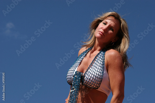 Canvastavla sexy mature woman